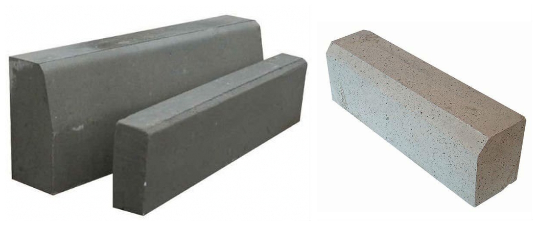 Muestras del bloque y del ladrillo cemento de ZCJK