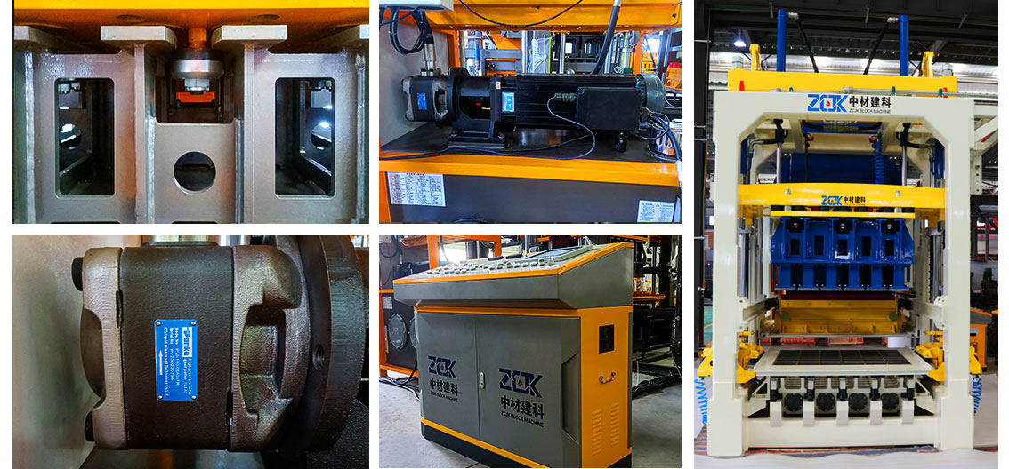 Máquina de Ladrillos Huecos Totalmente Automática ZC1500 - Detalle 3
