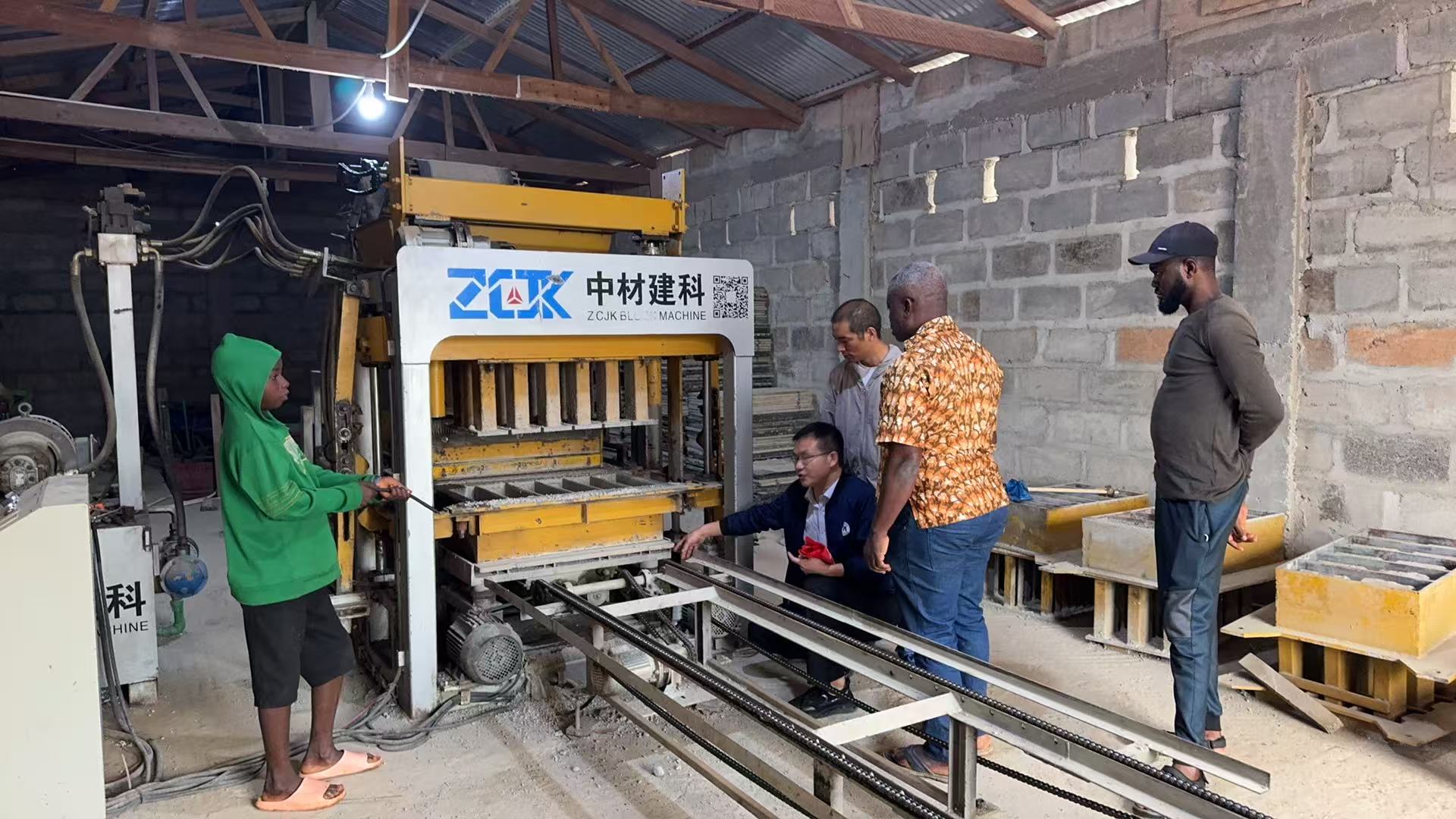 ZCJK Block Machine Global Service &mdash;Ghana-4